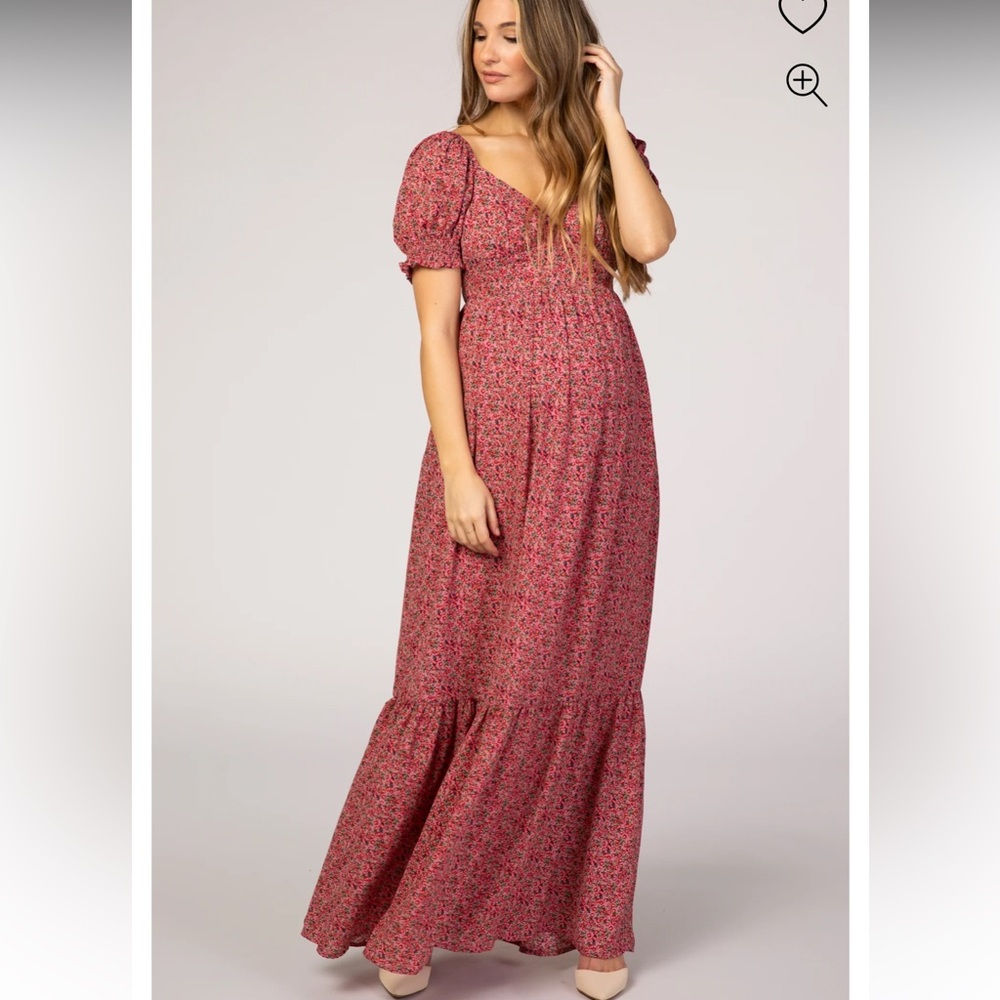 Pink Blush Floral Pink Dress